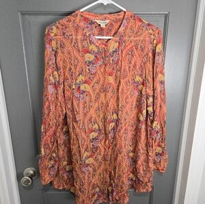 Paisley Floral Bohemian Blouse